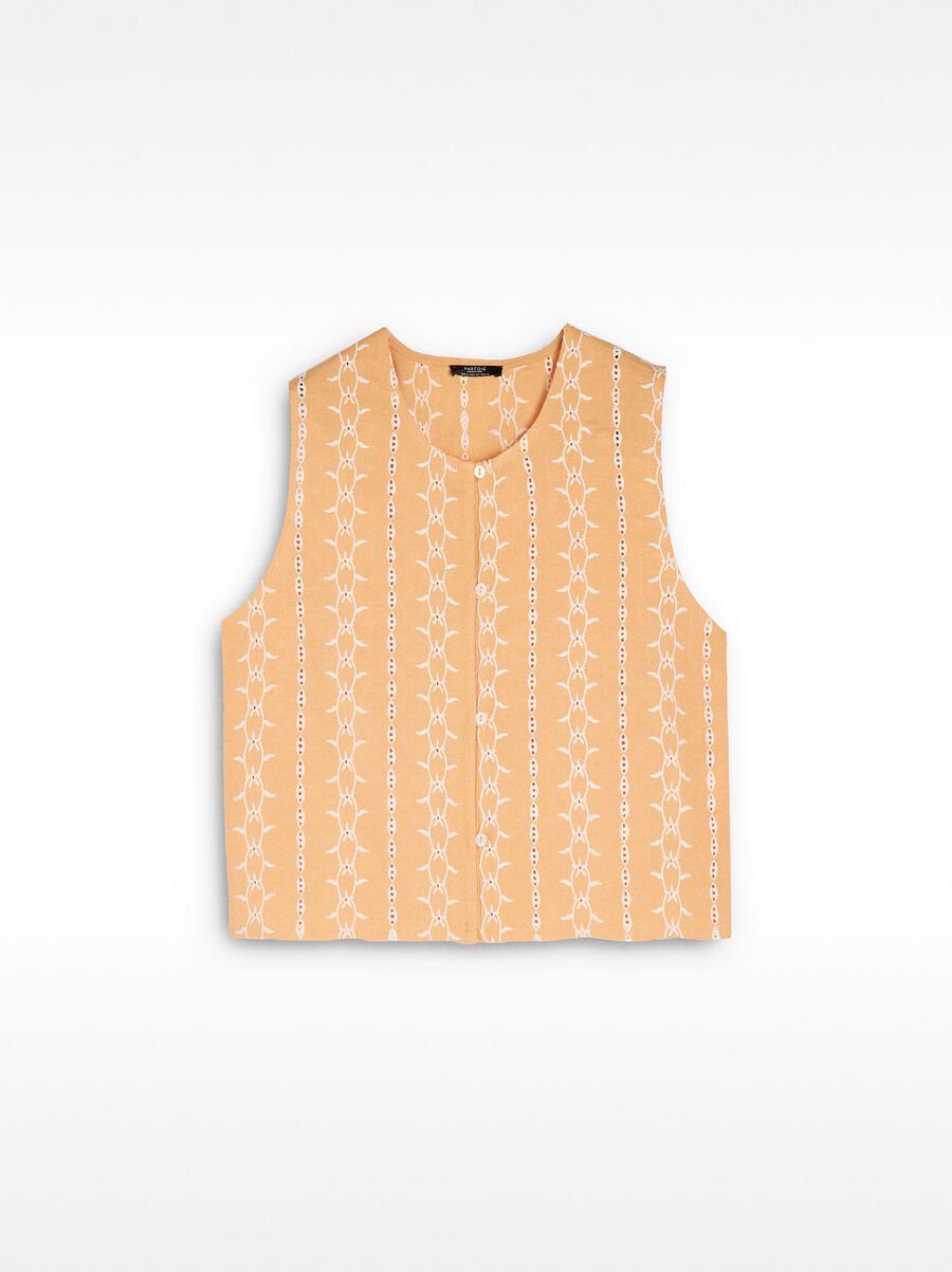 Embroidered top