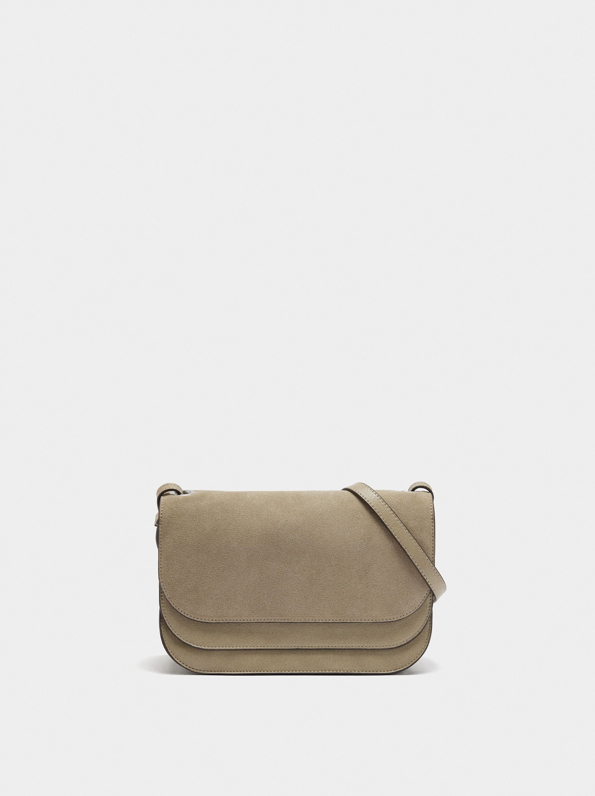 Crossbody bag with double flap image number 0.0