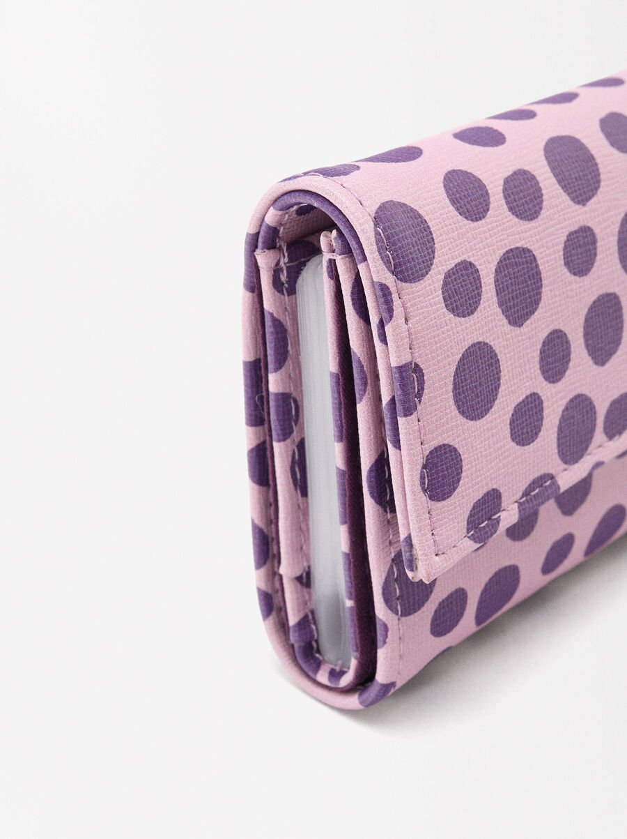 Polka Dot printed card holder