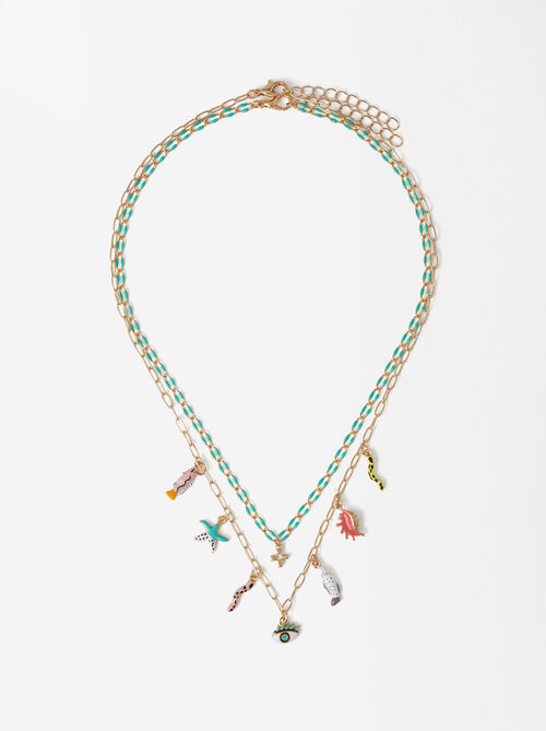Necklace With Charms 