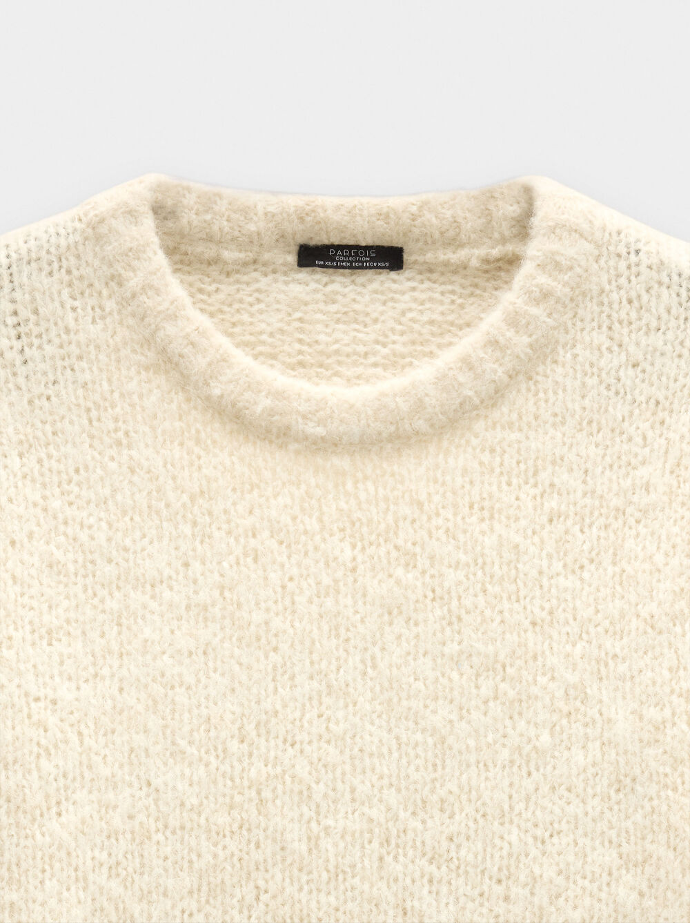 Plain knit sweater