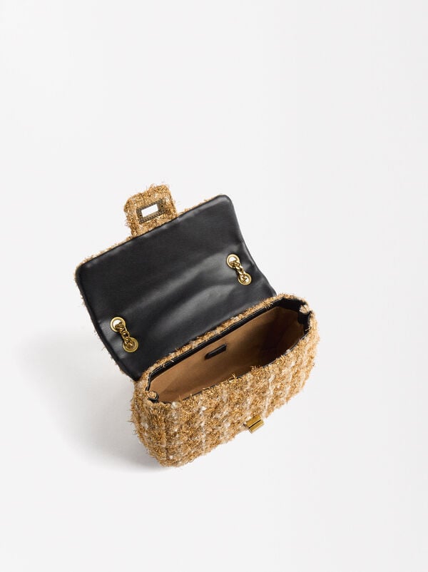 Tweed party bag