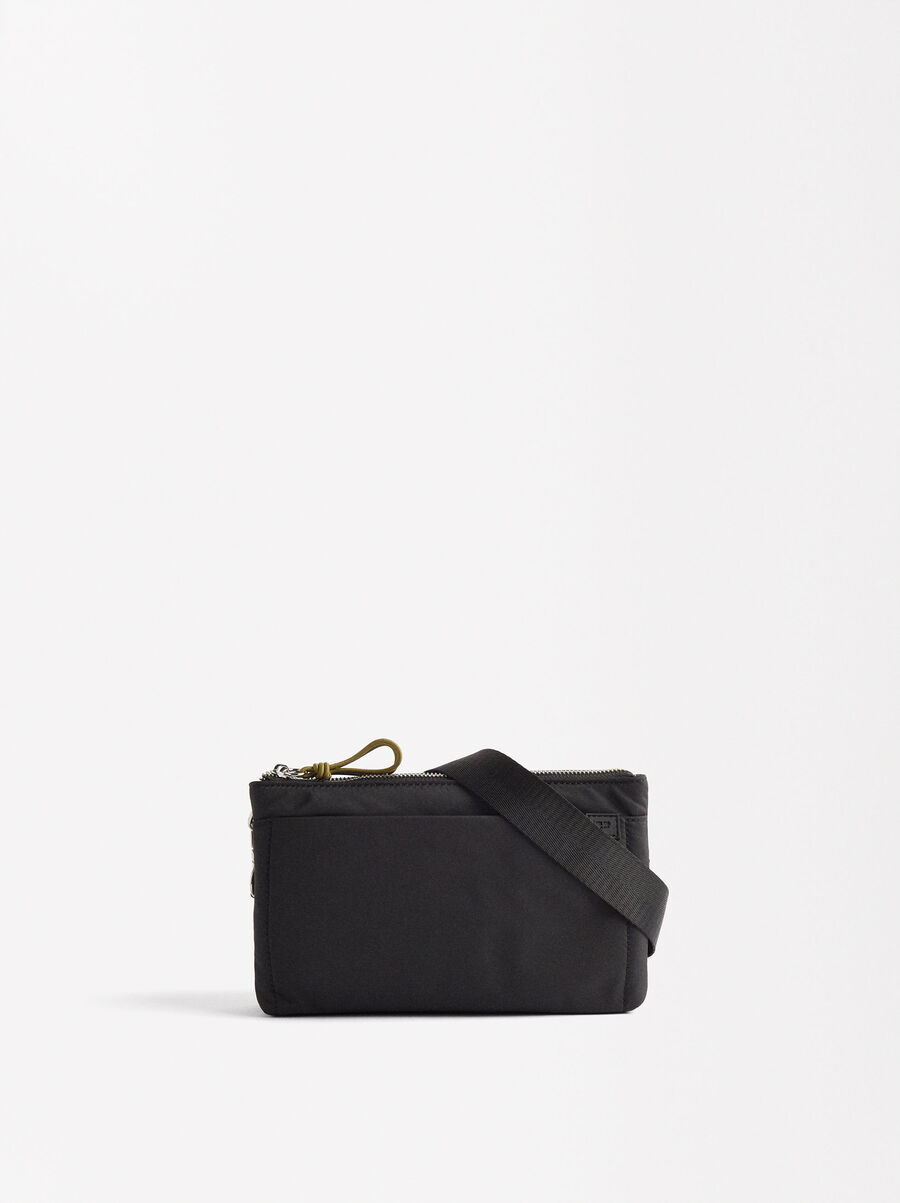 Borsa a tracolla in nylon