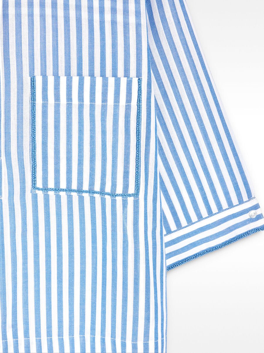 100% cotton striped shirt