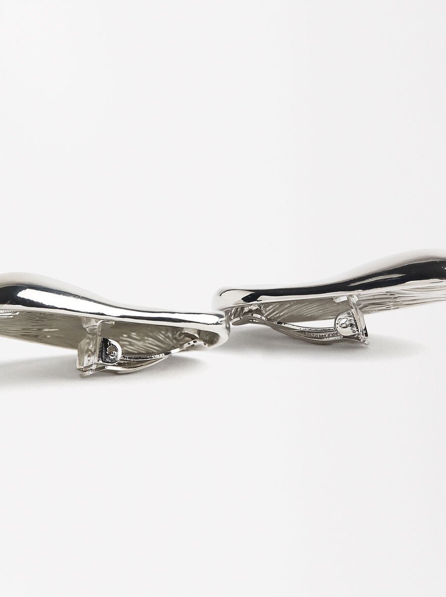 Abstract relief earrings
