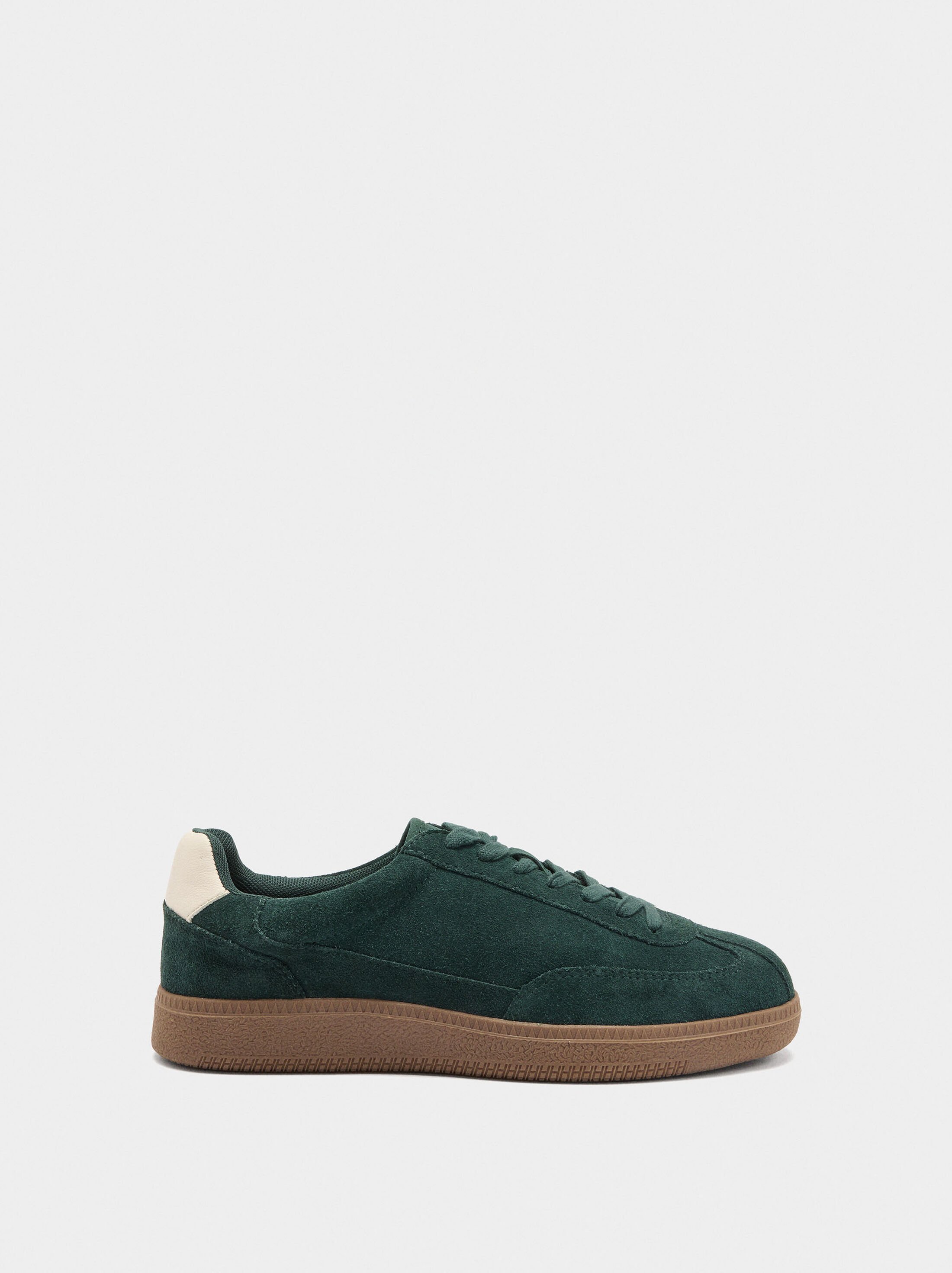 Suede leather sneakers image number 2.0