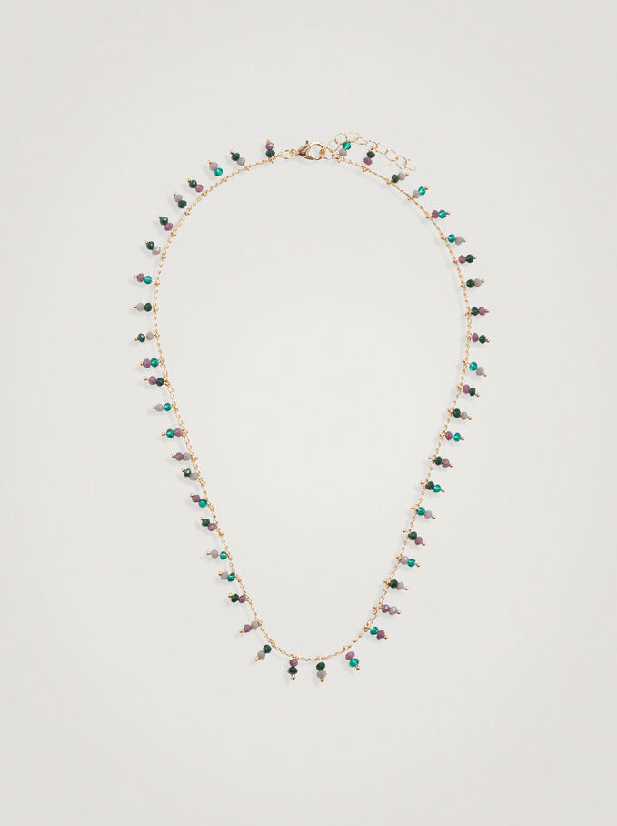 Collier Avec Perles Fantaisie, Multicolore, hi-res
