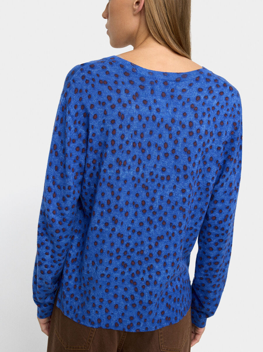 Jersey de punto estampado