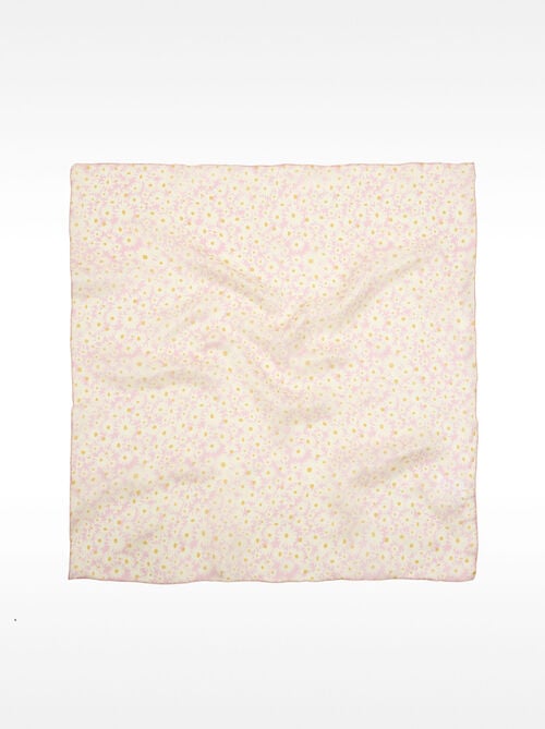 Daisy print multifunctional scarf