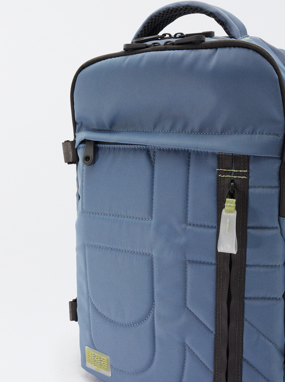 Nylon Cabin Backpack, Blue, hi-res