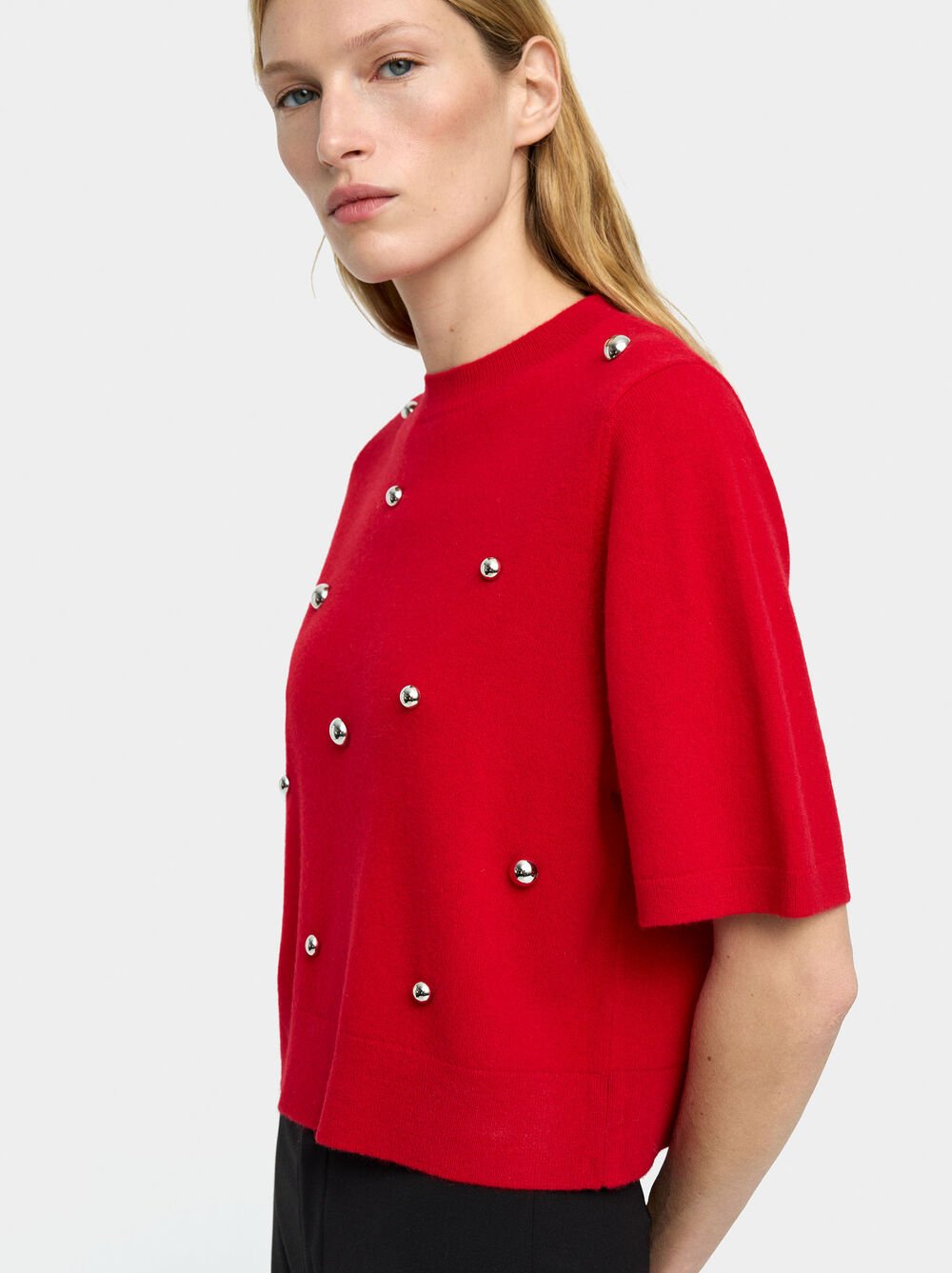 100% wool knit sweater