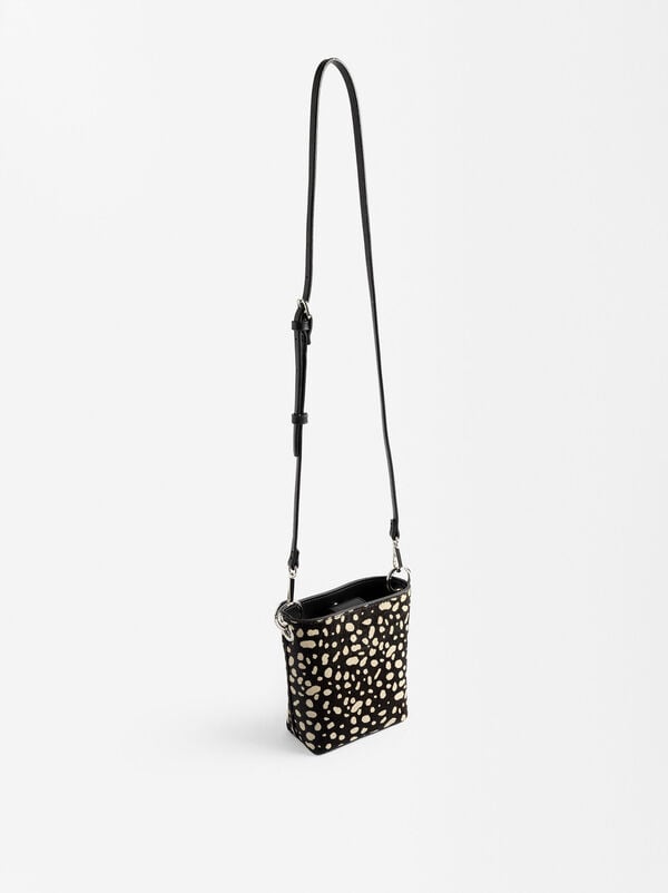 Leather crossbody bag