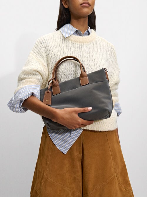 Tote bag with soft texture L