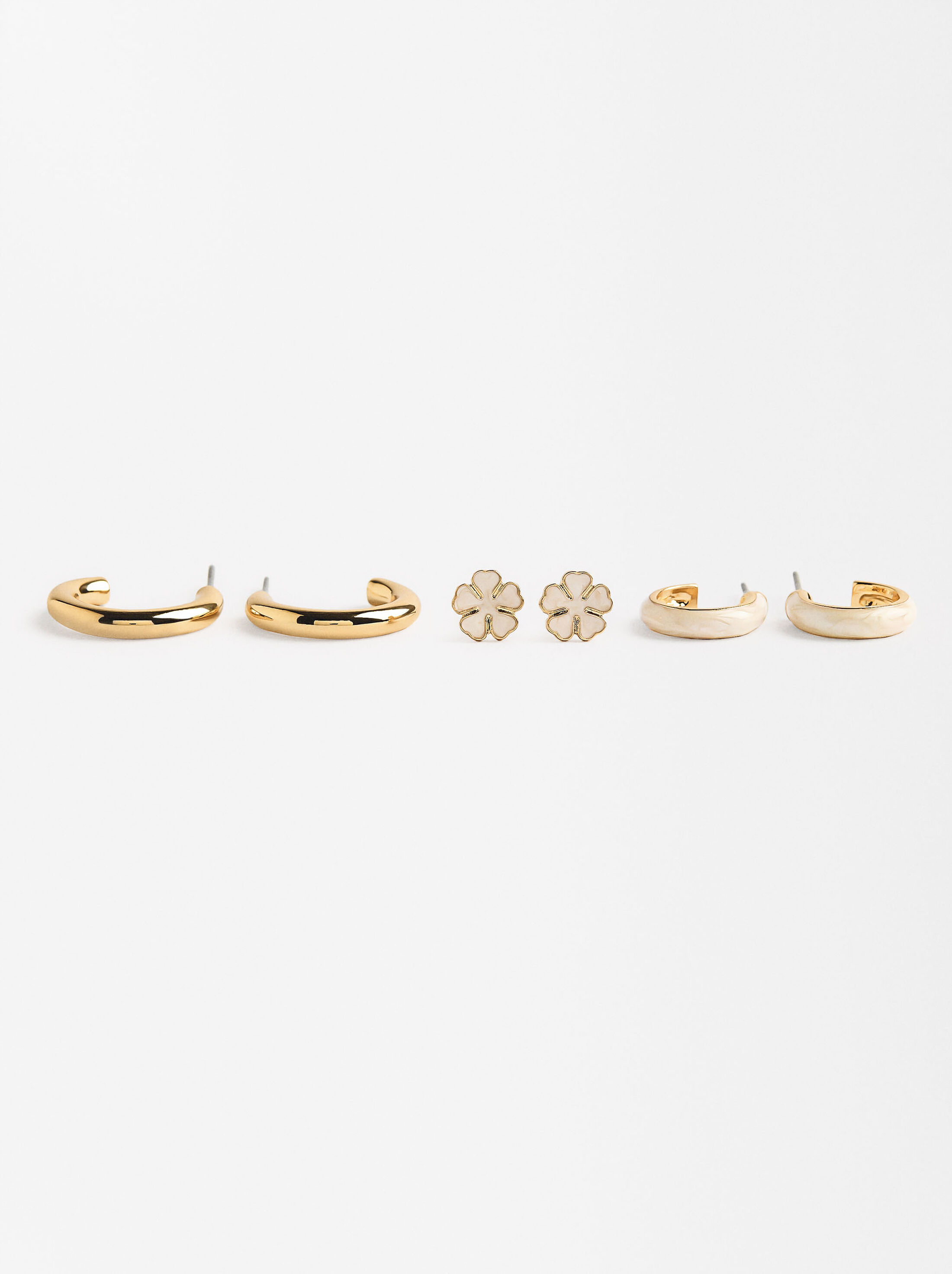 Earring set with enamel image number 2.0