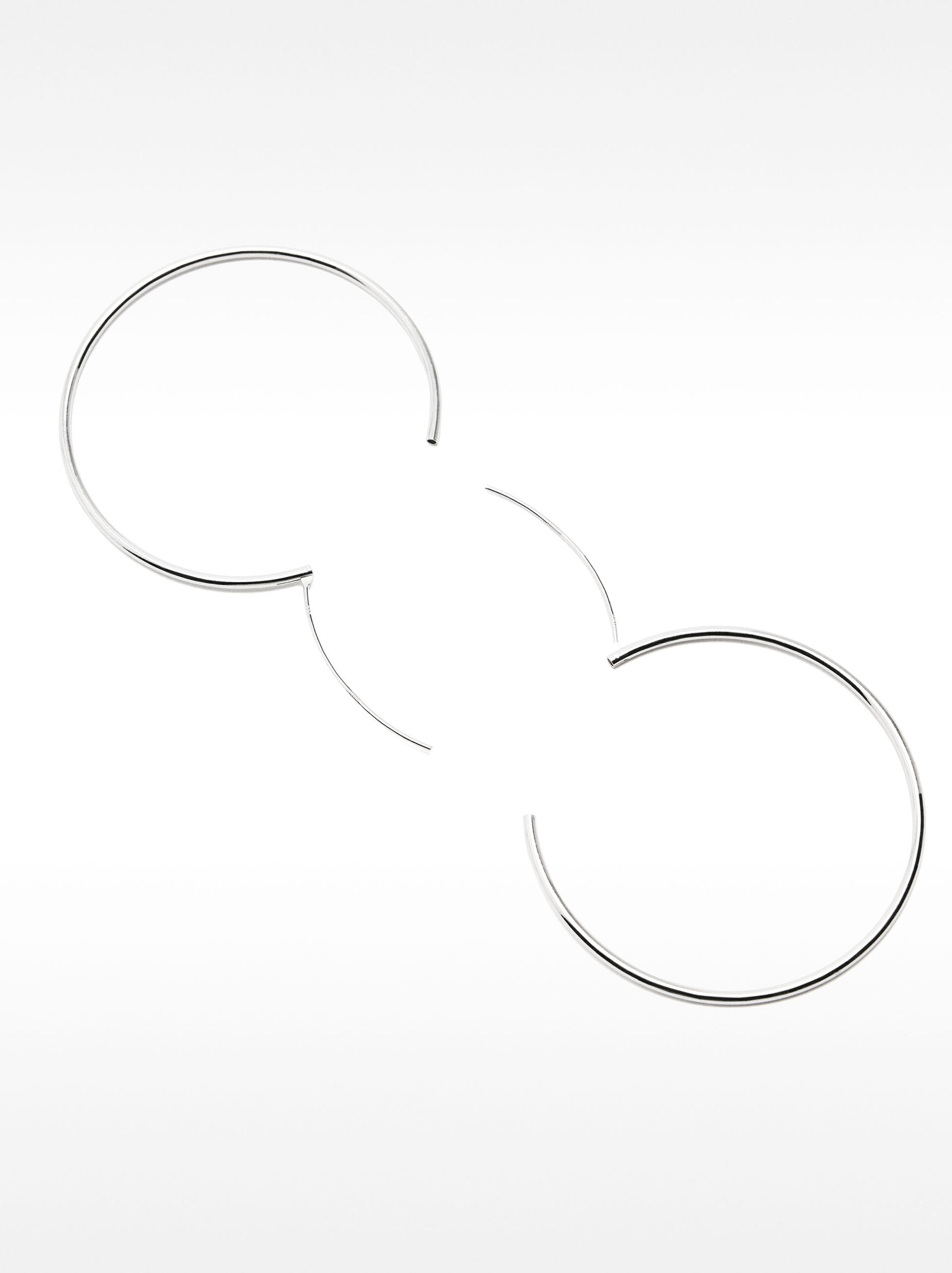 Créoles longues en argent 925 image number 2.0