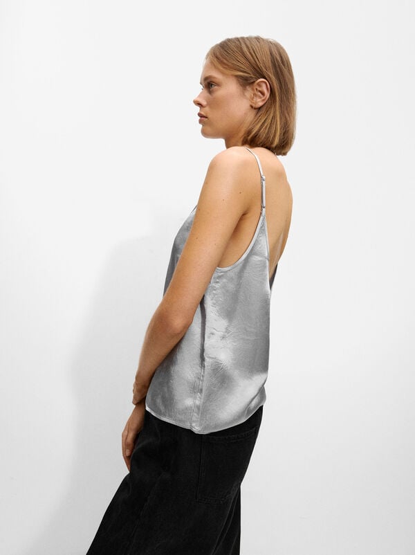 Satin top