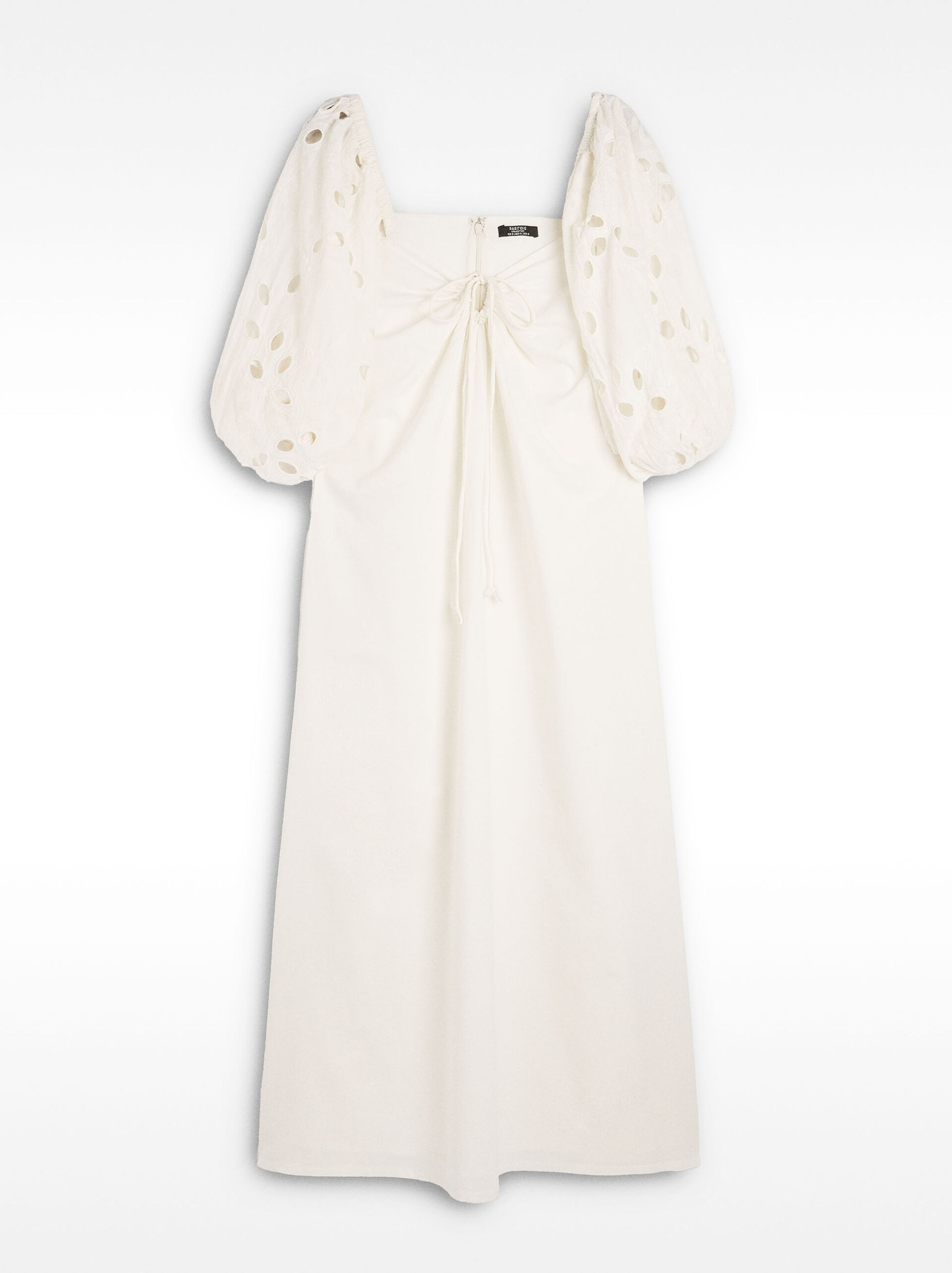Robe brodée ajourée 100 % coton image number 0.0