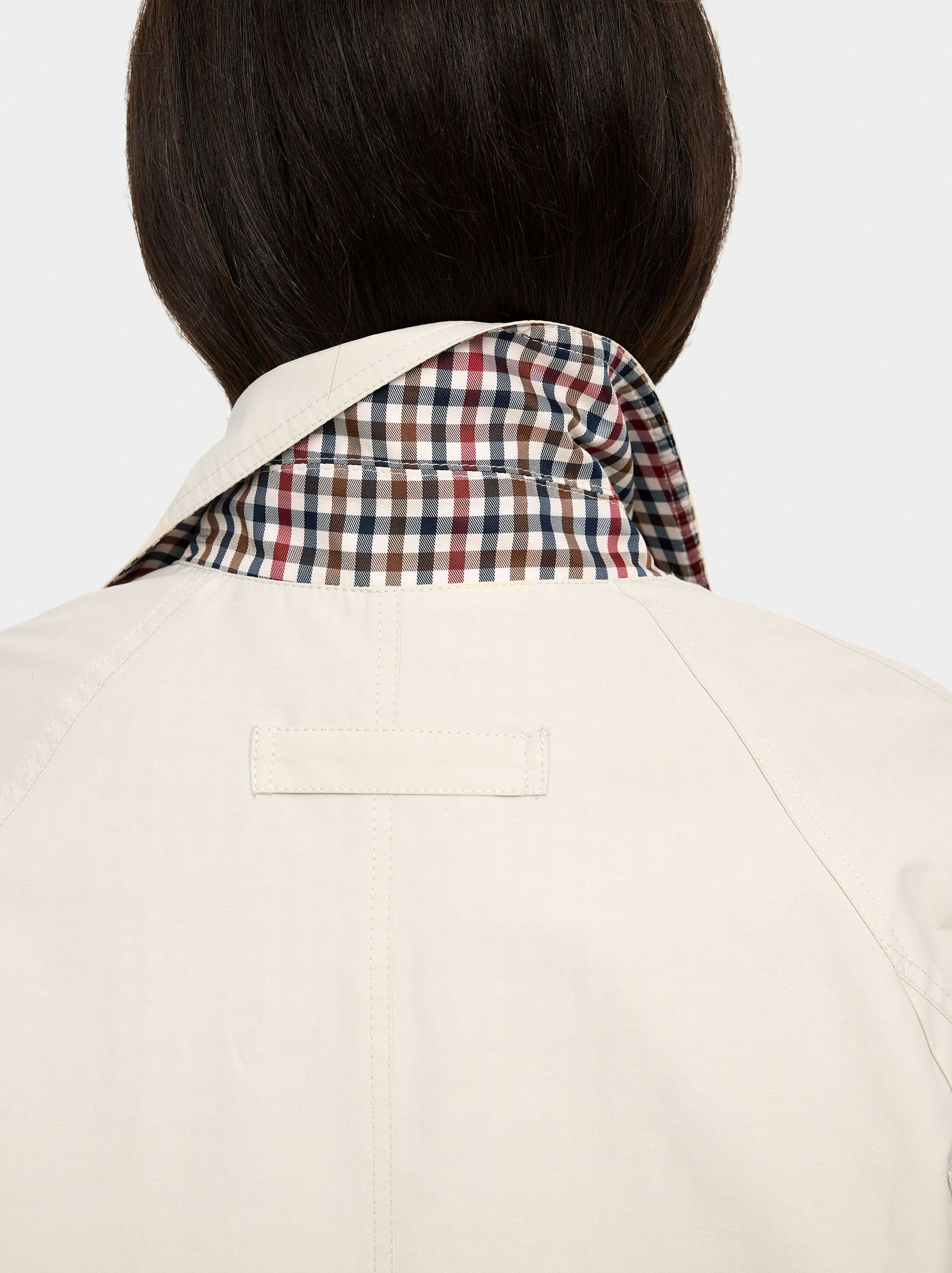 Trench midi estampado interior image number 2.0