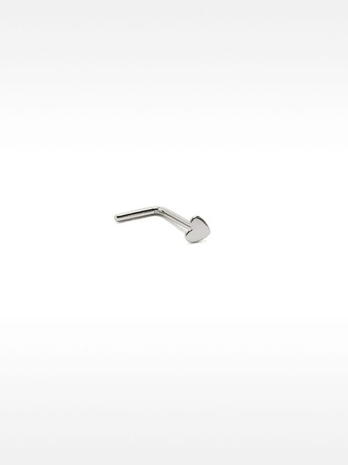 Piercing de nariz con corazón – acero inoxidable
