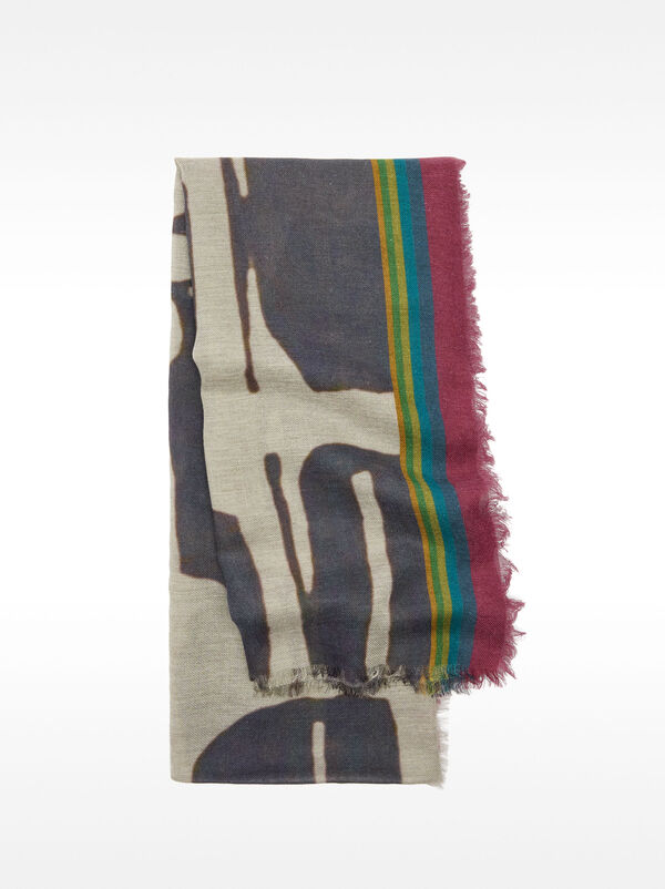 Cotton printed scarf