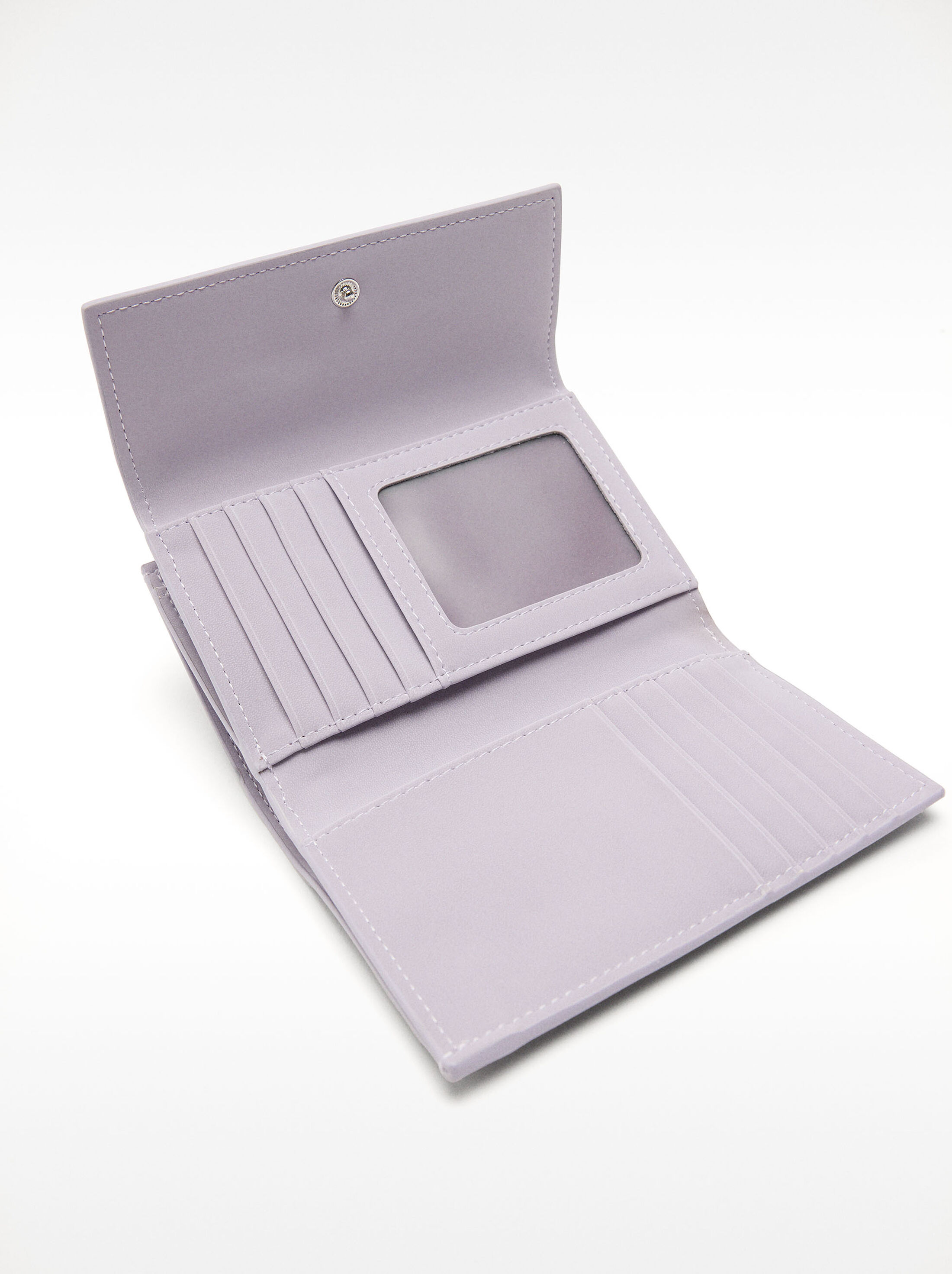 Soft texture flap wallet image number 2.0