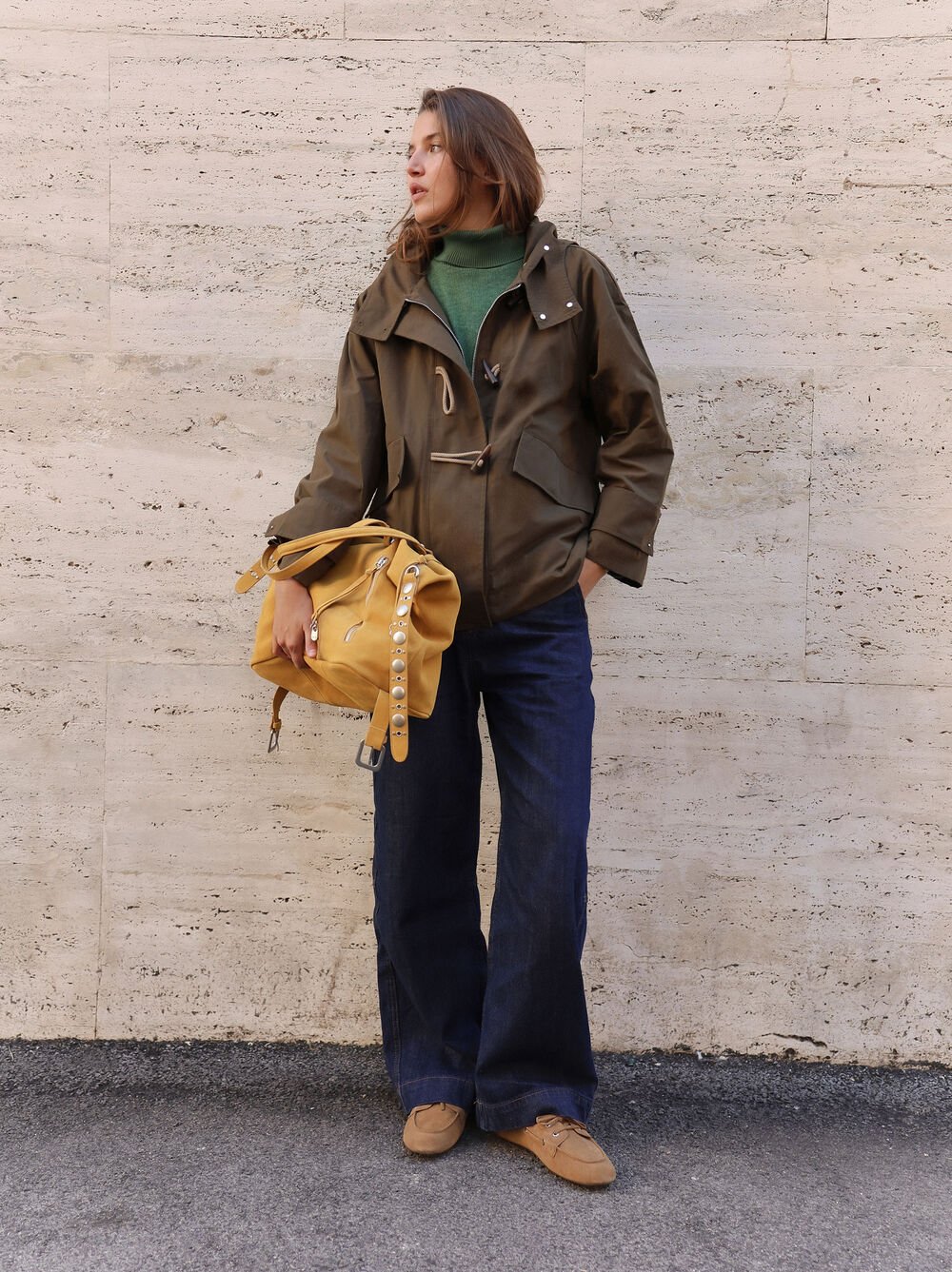 Jacket with hood and vest