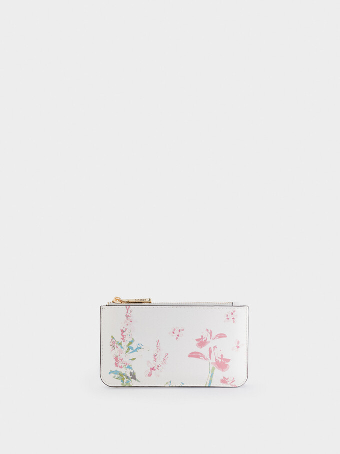 Floral Print Multi-Purpose Bag, Ecru, hi-res