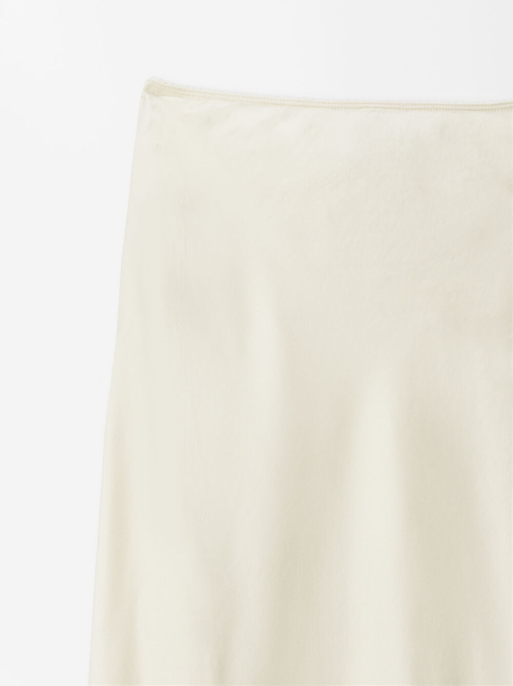 Midi Skirt With Elastic Waistband