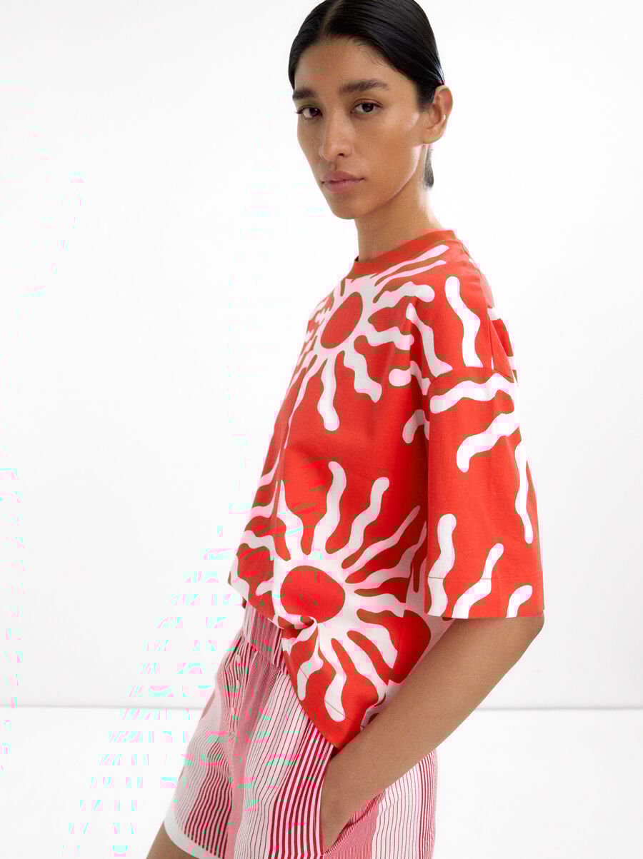 100% cotton t-shirt with print