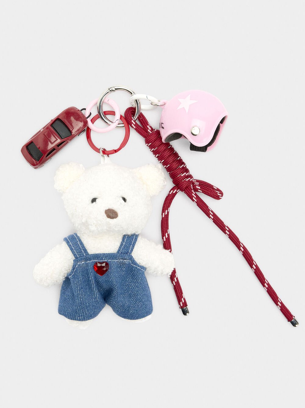 Keychain charm F1GIRLIE - The Bear Collection
