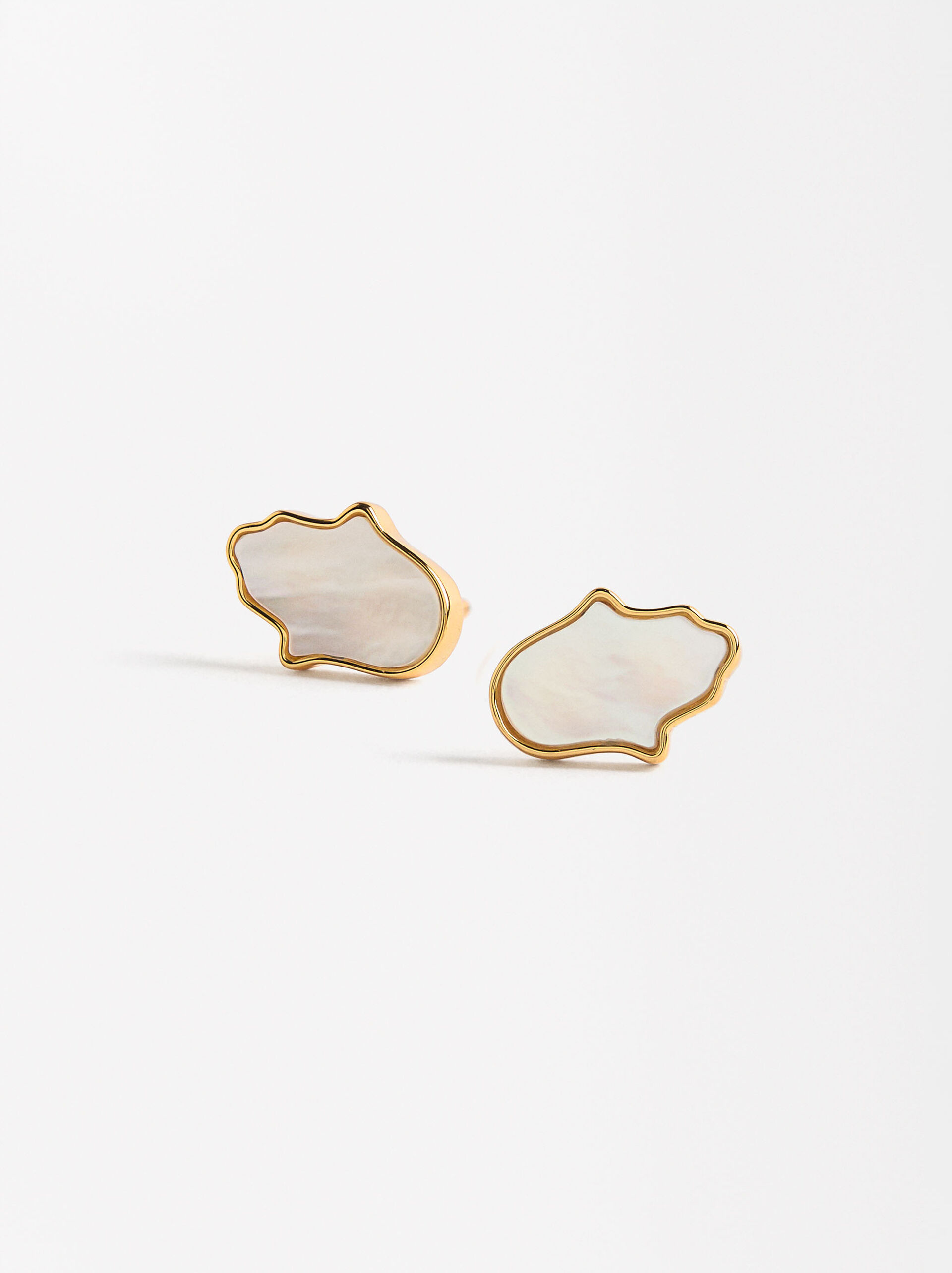 Hand of Fatima earrings - 925 sterling silver image number 1.0