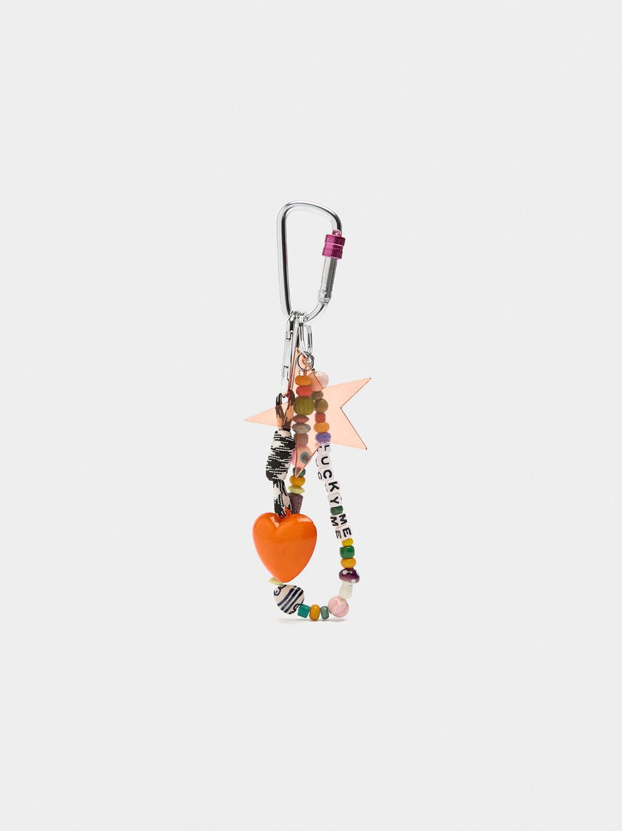 Star charm keychain