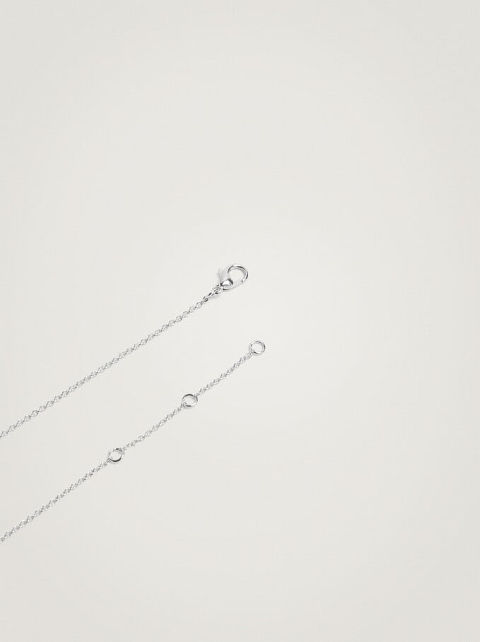 Silver Necklace With Charms, Silver, hi-res