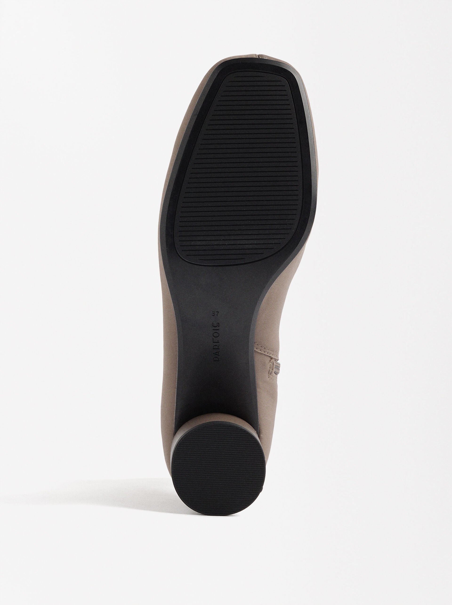 Elastic fabric ankle boots image number 6.0