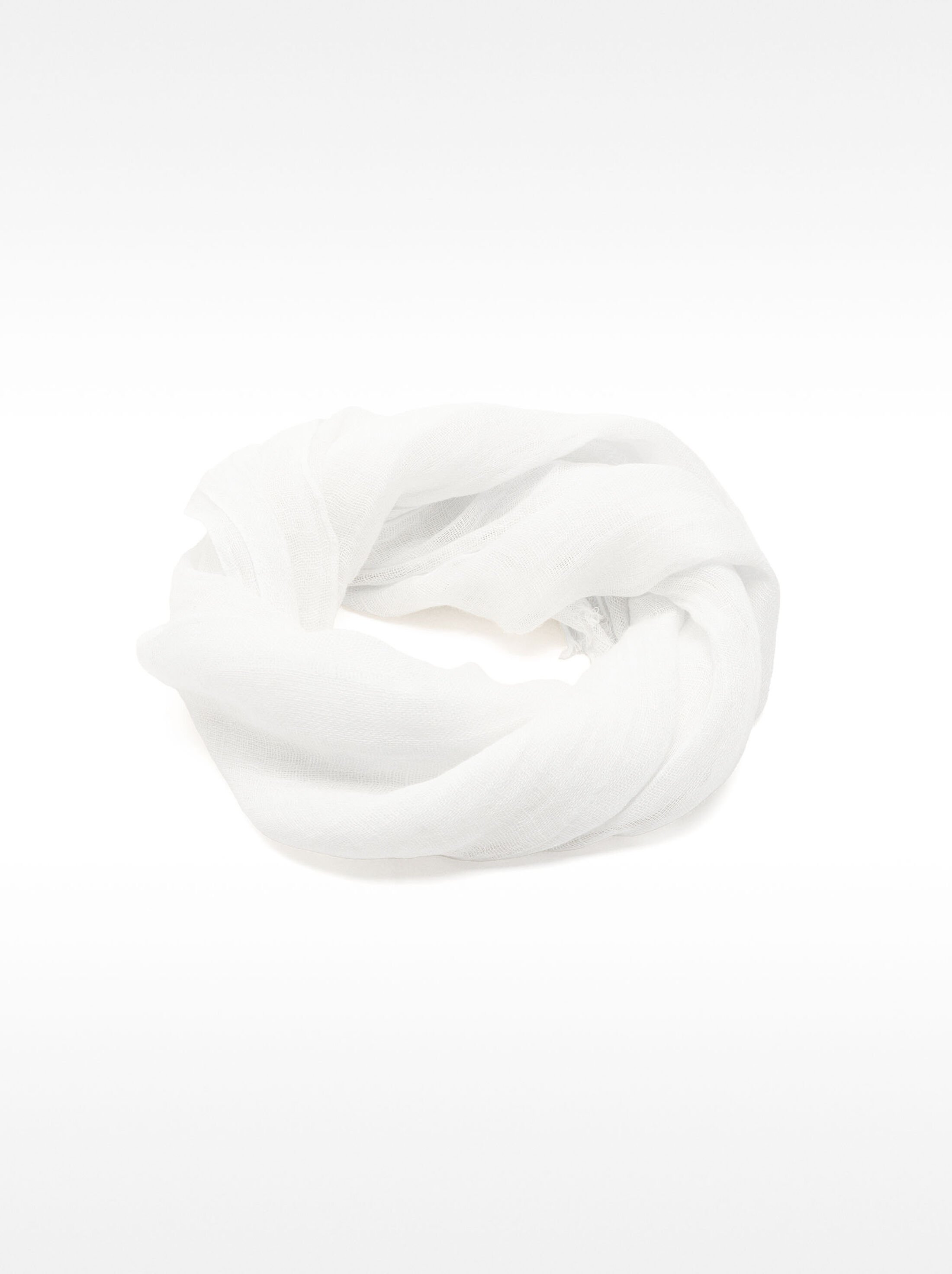Pashmina 100% linen image number 4.0