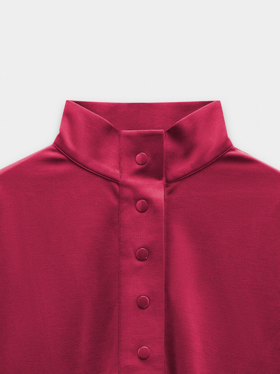 Sudadera con botones tacto suave