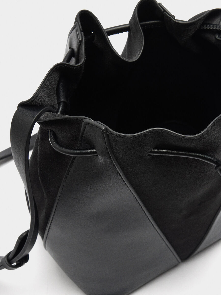 Bolso bombonera de piel M