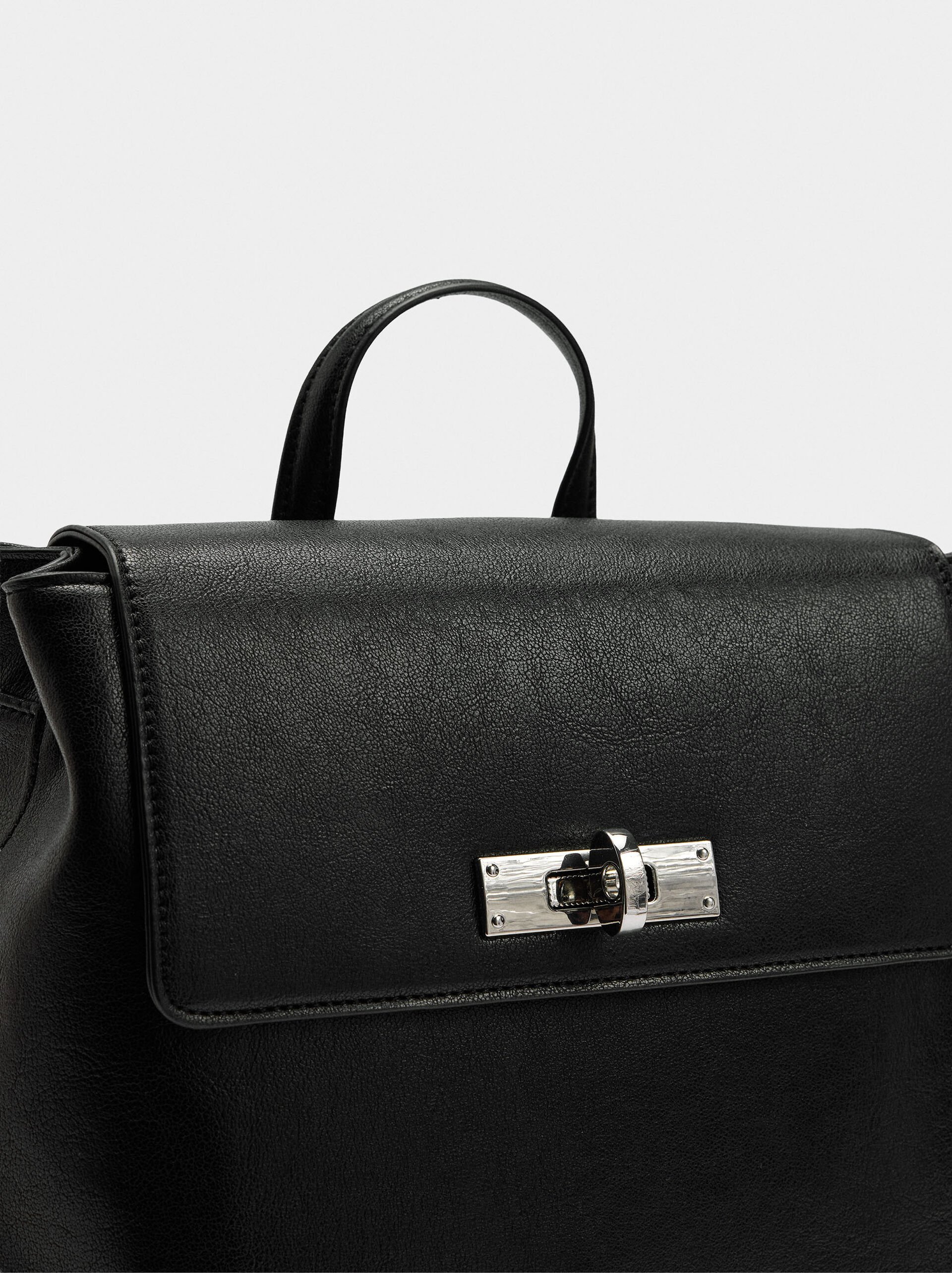 Backpack with twist closure image number 2.0