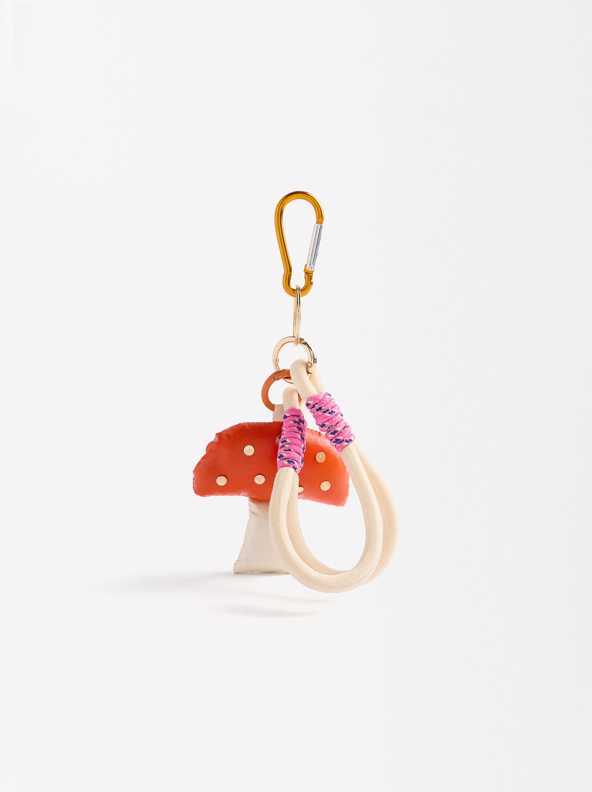 Mushroom keychain charm image number 0.0