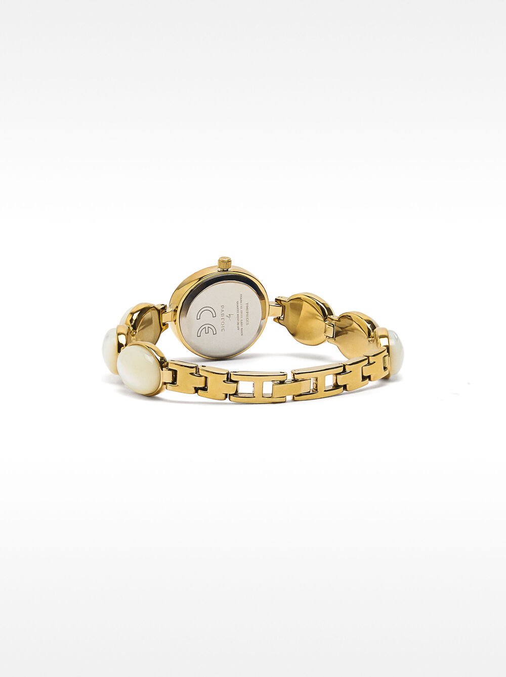 Oval watch with links bracelet