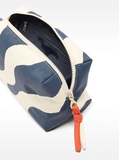 Neceser de nylon estampado