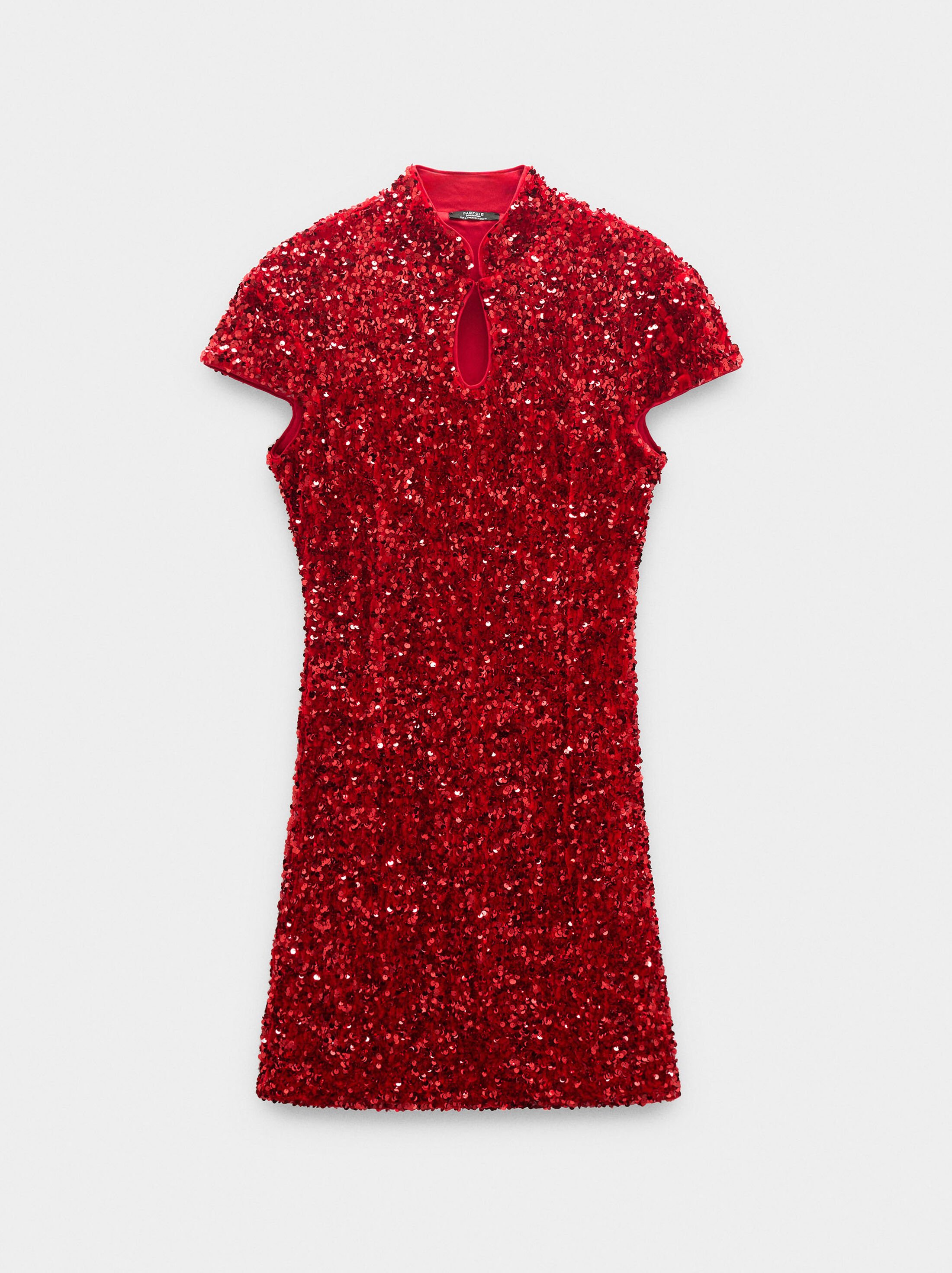 Vestit curt de lluentons image number 4.0