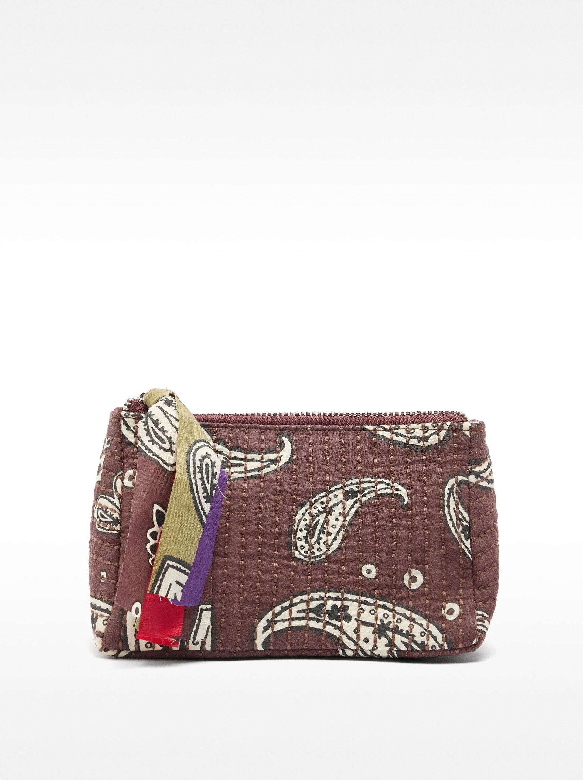 Neceser estampado con pespuntes image number 0.0
