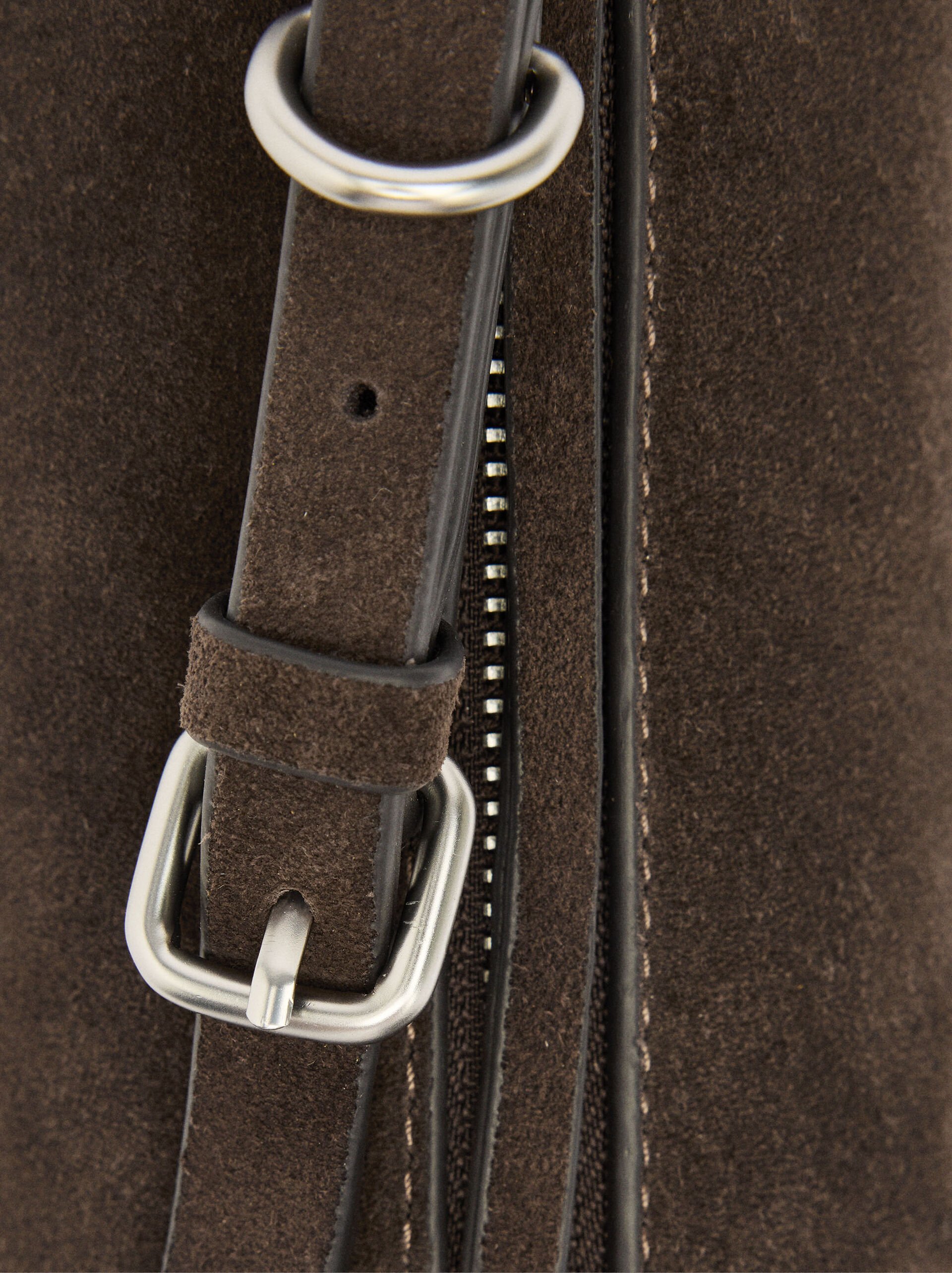 Leather shoulder bag image number 2.0