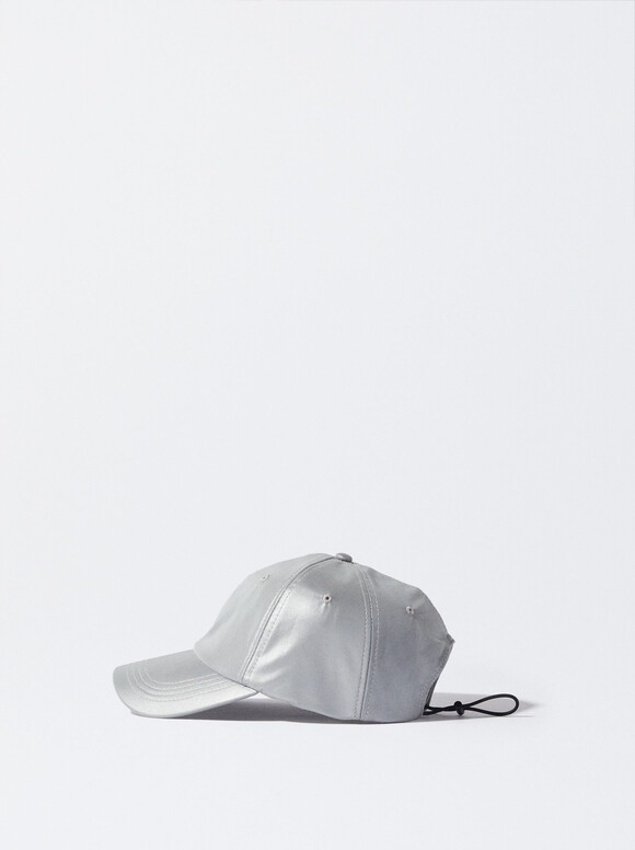 Online Exclusive - Technical Fabric Cap, Silver, hi-res