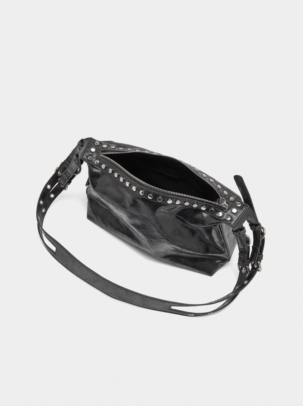 Shoulder bag with studs