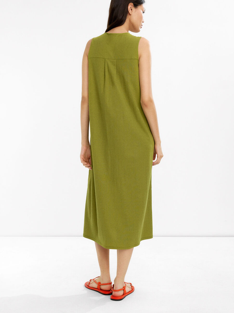 Vestido com botões