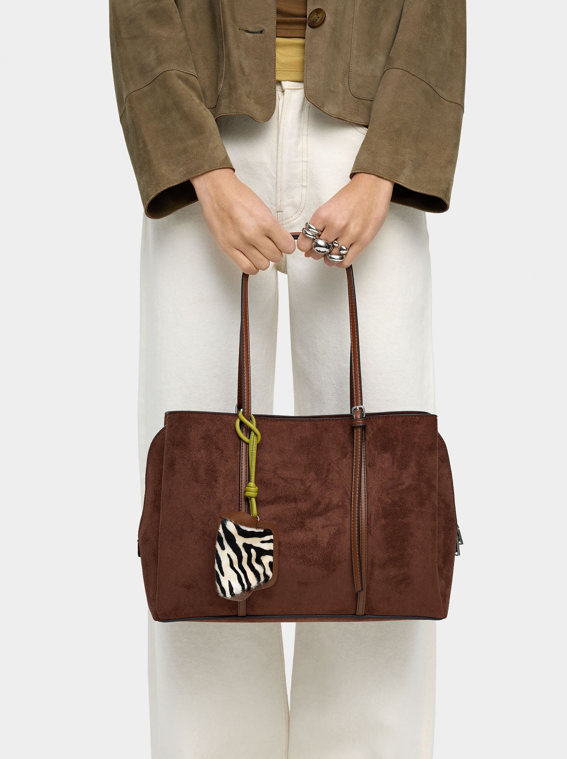 Laptop-Tasche 13" aus Leder zum Umhängen image number 1.0