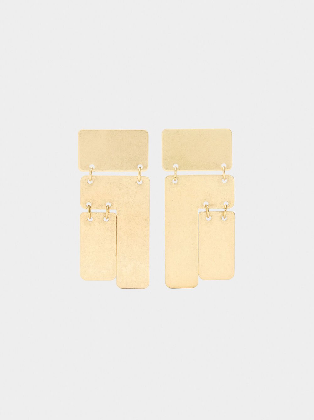Maxi rectangular earrings