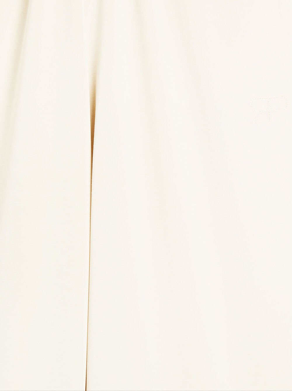 Fluid trousers with elastic waist